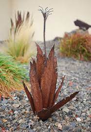 Rusty Metal Garden Decor Metal Yard Art The Garden Glove Metal Garden Art Metal Yard Art Metal Art