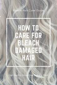 How To Take Care Of Bleach Damaged Hair Blondehair Damagedhair Haircare Hair Blonde Bleach Damaged Hair Blonde Hair Tips Blonde Hair Care