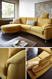 Gruber Polstermobel Baccio Eckgarnitur In Gelb Mobel Letz Ihr Online Shop Rundes Sofa Sofa Kaufen Polster