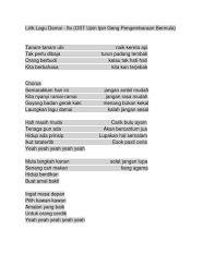 Lirik lagu prayer (ost autumn in my heart) versi b. Lirik Lagu Damai