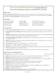 Senior Accountant Resume Format Templates At Allbusinesstemplates Com