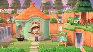 I Made A Lot Of Progress On Lily Valley Today C Once I Get Some More Furniture It Ll Look Really Pretty H Animal Crossing New Animal Crossing Island Design