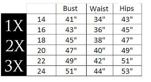 Sizing Guide Pop Up Plus