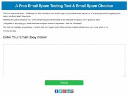 We use cookies to enhance your experience. Email Spam Keyword Filter Checking Tool Online Content Checker Launched