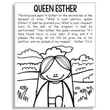 We are in the early stages of creating a. Queen Esther Bible Story Coloring Page Easy Religious Craft Activity