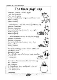 Three Little Pigs Rap Three Little Pigs Little Pigs Preschool Songs