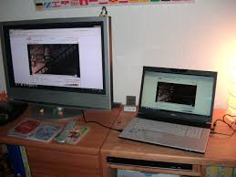 Es gibt mehrere wege einen laptop an den fernseher anzuschließen. Laptoptest Amilo Und Lcd Tv Uber Hdmi Herr Pfleger
