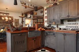 primitive country kitchen country