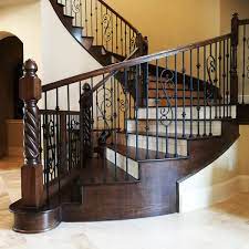 Leave the drill in the toolbox, as you can easily and accurately mount your round steel baluster into the precision level or stair connectors. Building Materials Satin Black Metal Balusters 1 2 X 44 Tall Stair Parts Metal Spindles Hollow Double Knuckle Iron Spindles Stair Balusters 10 Pack Stair Parts
