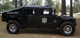 C A T Hummer County Sheriffs Emergency Vehicles Richland County