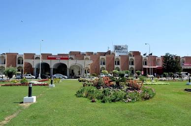 PIMS Hospital complex in Islamabad, AI generated