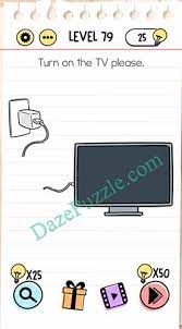 We did not find results for: Brain Test Level 79 Turn On The Tv Please Answer Daze Puzzle