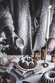 Dark Chocolate Orange Flower Bundt Cake Diy Christmas Confetti Crackers Recipe Dark Chocolate Orange Chocolate Orange Christmas Desserts Cakes
