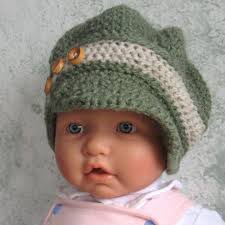 Infant Toddler Crochet Hat Pattern Newsboy Slouchy Style Hat With Brim PDF  Multi- Sized Crochet Pattern Instant Download