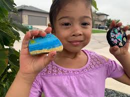 KP hidden rocks: Pride Rock and Rainbow Rock rehidden at Bunns Creek Park