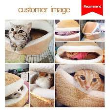 Warm Cat Bed House Hamburger 99 Cool Gifts Cat Bed Washable Pet Bed Cat Sleeping