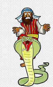 It represents the snake of evil, but it also represents god. Biblical Mount Sinai Staff Of Moses Serpents In The Bible Snake Food Fictional Character Png Pngegg