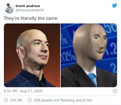 17 Memes That Emerged After People Discovered How Similar Jeff Bezos And Stonks Man Look Bored Panda