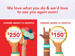 Biolife Plasma On Twitter Even More Reason To Donate Again Soon Gone 2 5 Months Https T Co 6a2anvgi3h Gone 6 Plus Months Https T Co Kis499odvk All Donations Must Be Successful In Order To Receive Bonus Please See