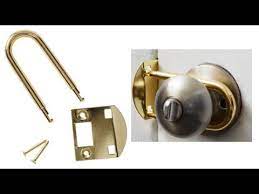 Usually on ebay you can find model keys often aluminum, zinc or plastic, but this is almost always a bad idea. Bedroom Door Lock Bedroom Bolt Privacy Lock Bolt Youtube