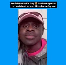 Watch Out!: Daniel the cookie guy 🍪 out and about in Rittenhouse Square We  have posted multiple times about Daniel the cookie guy 🍪 to which people  commented that he never did