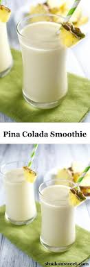 Pina Colada Smoothie Stuck On Sweet Pina Colada Smoothie Smoothie Recipes Healthy Yummy Smoothies