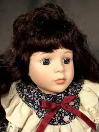 PORCELAIN DOLL (583 ) " Imogen " 16 "-40 cm .Promenade Collection £18.00