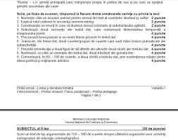 Model subiecte română bac 2019 profil uman. Bac RomanÄƒ 2017 Subiecte Barem È™i RezolvÄƒri La Examenul De RomanÄƒ