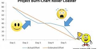 Agile Project Burn Down Chart Overview Pm Majik