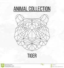 Black And White Geometric Animal Drawings Geometric Tiger Head Download From Over 63 Million High Quality Stock Photos Images Vectors Sign Up Fo Geometric Tiger Geometric Animals Geometric Drawing