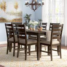 This handsome trestle style table features a removable leaf for added space. Wayfair 7 Piece Kitchen Dining Room Sets You Ll Love In 2021