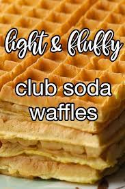 Club Soda Waffles Recipe Cdkitchen Com Waffle Recipes Recipes Easy Desserts