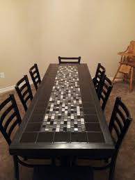 Our Refinished Table From Chilis Dining Room Table Makeover Tile Top Tables Coffee Table Redo