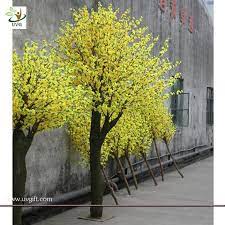 Uvg Chr025 Indoor Garden Decoration Artificial Blossom Yellow Cherry Tree 10ft Hi Yellow Blossom Tree Cherry Blossom Bonsai Tree Artificial Cherry Blossom Tree