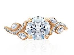 The Adonis Ring Pink Gold Rings Pink Gold Ring Engagement Vintage Inspired Engagement Rings