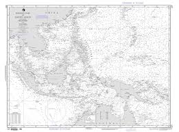 nga chart 524 western part of pacific ocean including