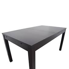 Concealed locking function prevents gaps between top and leaf and keeps the extra leaf in place. 88 Off Ikea Ikea Bjursta Extendable Table Tables