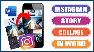 This can be done for free. Make An Instagram Story Picture Collage In Word Microsoft Word Tutorials Youtube