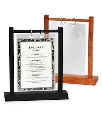 Wooden Double Post Menu Holder In 2019 Building Business