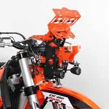 Turn Your Ktm Exc Into A Transformer Here Our Rally Nav Tower With Its Eyes Ready To Show You The Path Also At Night Rallykit Nav Ktm Ktm Exc Ktm Adventure