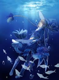 Wadanohara And The Great Blue Sea Fanart Blue Sea Anime Wallpaper Deep Blue Sea