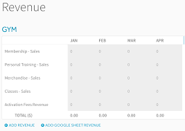 A Powerful Financial Model For A Startup Gym Projectionhub