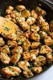 It's so much cheaper, not to mention quicker and easier, to cook up a whole chicken at the weekend and then use the leftovers to create delicious easy midweek meals. Garlic Butter Chicken Bites 15 Minute Recipe Cooking Classy