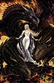 Daenerys Dragons Etsy In 2021 Targaryen Art Dragon Pictures Daenerys Targaryen Art