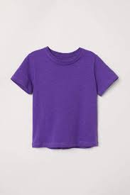 Cotton T Shirt Purple Kids H M Us Cotton Tshirt Clothes Purple Shirt