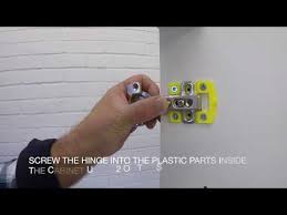 • remount the cabinet door allow the glue to dry. How To Repair Or Fix A Cabinet Concealed Hinge With A Gidgit Concealed Hinge Repair Kit Youtube