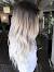 Shoulder Length Dark Brown To Blonde Ombre