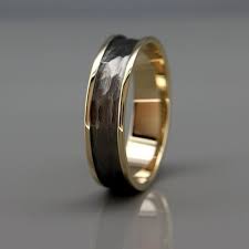 Black And Gold Mens Wedding Ring Black 14k Gold Men S Wedding Ring Handmade 14k Solid Gold Faceted Men Wedding Band 4mm 5mm 6mm 7mm Men S Wedding Ring Mens Wedding Bands Celtic Wedding Ring Sets