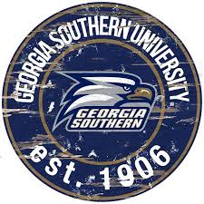 The browser you are using is no longer supported on this site. Georgia Southern Eagles Distressed 24 X 24 Round Wall Art