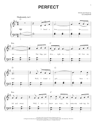 Akkorde lernen am klavier leicht gemacht :: Ed Sheeran Perfect Klaviernoten